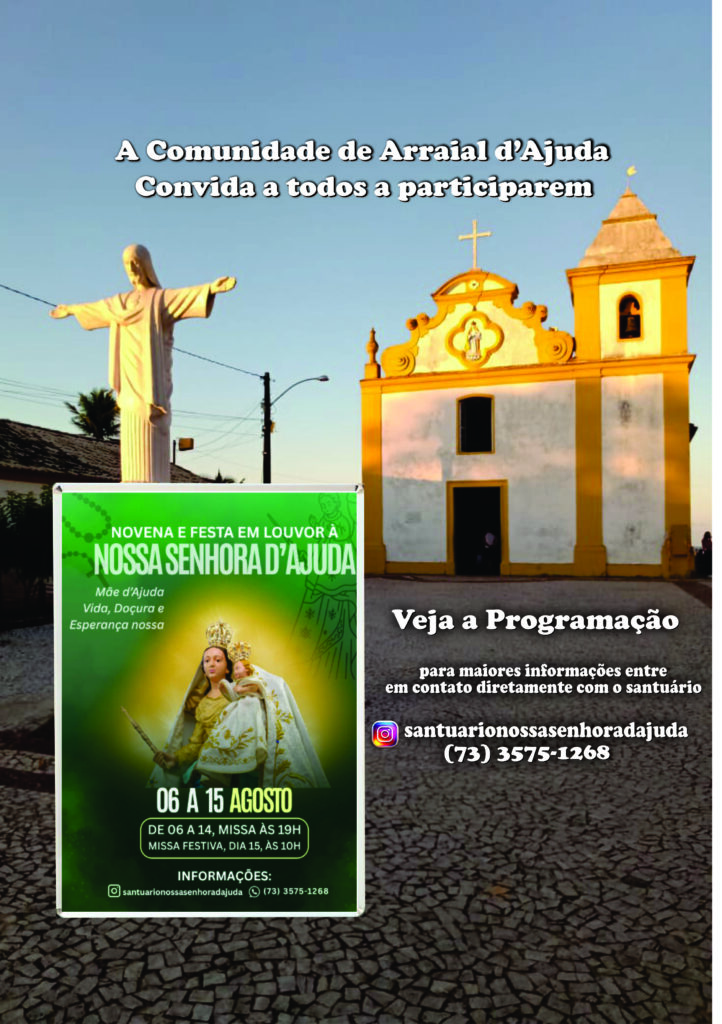 Arraial d'Ajuda em preparativos para Festa da Padroeira