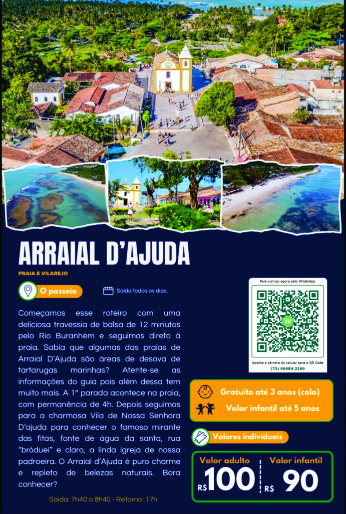 Conheça Arraial D'Ajuda conosco