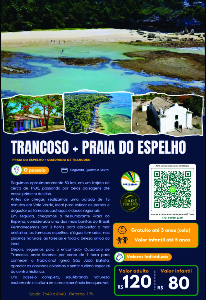 Bora pra Trancoso e Praia do Espelho